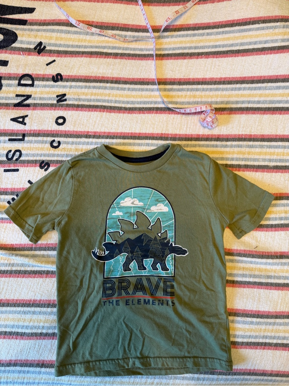 Garanimals Olive Green Dinosaur Graphic Tee